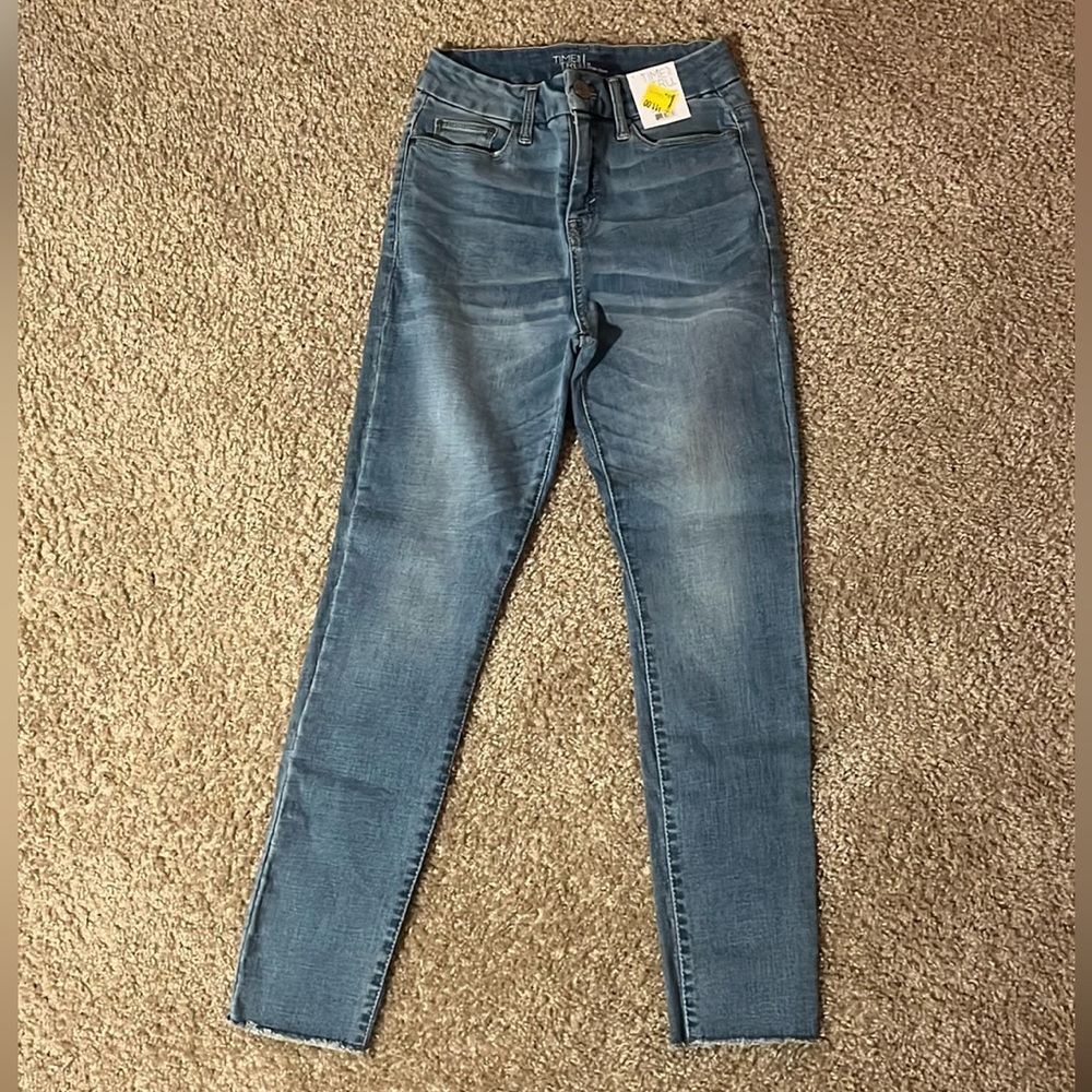 Denim Jeans. Never worn, Size 2.